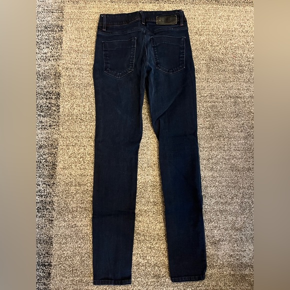 Massimo Dutti Skinny Navy Blue Jeans Size US2/EU34/MEX24 - Picture 2 of 5